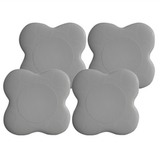 小麥購物 瑜珈護墊 B008, 19.5 x 19.5 x 1.8cm, 質感灰, 4個