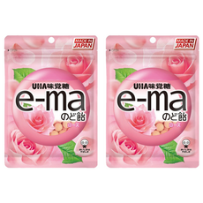 e-ma 糖 玫瑰味 50g, 2包