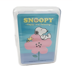 PEANUTS 史努比 小日子 撲克牌, 6個, 藍色