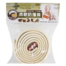 minono 米諾諾 柔軟防撞條 波浪型, 顏色隨機, 1條