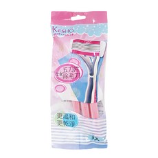 KeSHO 美體刀 五刀片, 3支, 1包