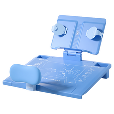 貓太子 黃金12°桌面矯正器 靜謐藍, 兒童學習桌, 閱讀寫字坐姿矯正器, 1個