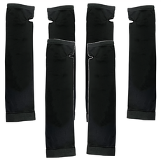 小麥購物 防曬涼感袖套 E055 30g, 3雙, 經典黑