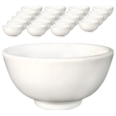 TATUNG 大同磁器 港式小飯碗3.87吋 家用陶瓷飯碗 湯碗 沙拉碗, 白色, 20個