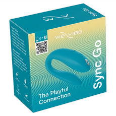 WE-VIBE Sync Go 藍牙雙人共震器 77.4 x 45.2 x 29.7mm 49g, 藍色, 1個