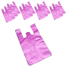 金牌 背心袋 3斤袋 47 x 27cm 粉色 7兩重, 1包, 10包