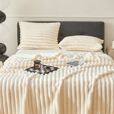 夢之語 3D立體兔毛雲朵毯