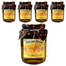 晨亦 桂花茉莉釀，純酵素釀造，不含防腐劑, 380g, 5罐