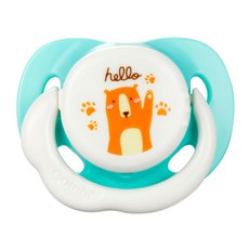 Combi 康貝 Day系列日夜雙模式安撫奶嘴套裝 S/M/L 3種尺寸可選, 0-3個月, 藍色小熊, 1個