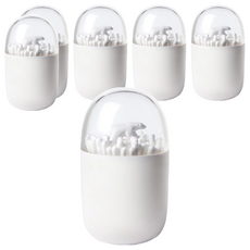 QUALy Roaming Bear cotton bud holder 棉花棒罐 北極漫步, 1個, 6個