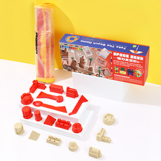 FLOWER MONACO 趣味玩具 Set 1.5KG星空沙+1套沙模+工具, 1盒, Multicolor