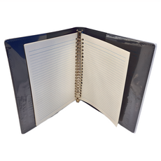 Raymay 藤井 20孔商務纖薄活頁夾 A5, PVC, PP材質, 金屬環, 黑色, 1本