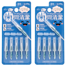 UdiLife 優的生活大師 smile 絲麥兒 齒間刷 (刷毛1.2mm), 2組, 6支