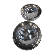 304不鏽鋼雙層防燙碗, 大款, 2個