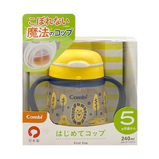 Combi 康貝 LakuMug 樂可杯 第2階段 直飲杯, 240ml, 5個月以上寶寶適用, 快樂森林, 1個