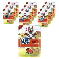 ViF 肉絲濃湯好鮮犬餐包 原廠公司貨, D1 雞肉牛肉濃湯, 75g, 12包