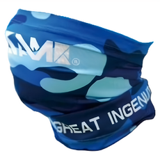 SAME 莎美 抗UV頭套 迷彩藍, M~L