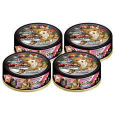 Cat Glory 驕傲貓 無穀頂級主食罐 99%高肉量, 頂級白鮪魚 + 鮭魚, 85g, 4罐