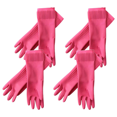 手寶 手套, 粉色, 16吋, 4雙