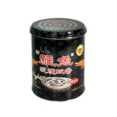 鱷魚 蚊香淡煙, 1罐, 60個