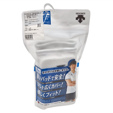 DESCENTE 迪桑特 少年用護肘 2入, 白色, 1包