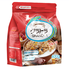 MEGA HARVEST 水果穀麥片, 1個, 400g