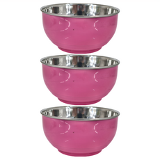 GOZENBO 御膳坊 304兒童隔熱碗 3件組, 馬卡龍, 1組