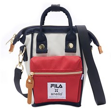 FILA 斐樂 anello聯名款 手提斜背包 100% 聚酯纖維 日本設計, 法國色, 1個