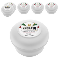 PRORASO 白標 敏感肌刮鬍皂 150ml, 6罐
