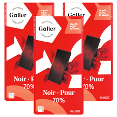 Galler 伽樂 醇黑巧克力, 80g, 3片