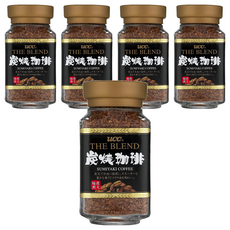 ucc 炭燒即溶咖啡, 90g, 1入, 5罐