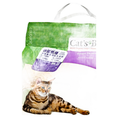 Cat's Best 特級無塵凝結木屑砂 紫標, 獨家粗顆粒技術 100%天然德國杉木, 無香味, 5kg, 2包