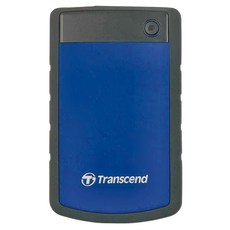 Transcend 創見 軍規防震行動硬碟 USB 3.1 Gen 1 AES資料加密, 2TB, 藍色