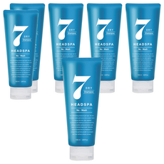 HEADSPA7 輕盈免沖洗乾洗髮乳 溫和弱酸性 舒緩頭皮, 100ml, 6條