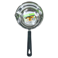 TU 良品 不銹鋼單把湯鍋 18cm, 導熱快 受熱平均, 鴨嘴設計 倒湯不溢出, 把手勾孔設計 收納方便, 單一顏色, 1個