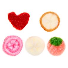 comet 雙層壓克力絲菜瓜布, 5個, 1組