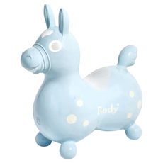 Rody nino nino 跳跳馬騎乘玩具, 淺水藍, 訓練平衡感，促進全身運動發展, 1個