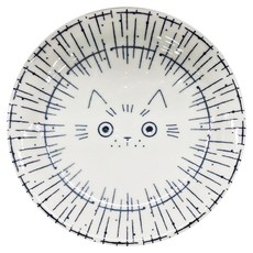 Sango 三鄉陶器 貓咪陶瓷盤, 1個, White