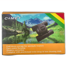 COMET 科美特 8 x 21迷你高清望遠鏡, 折疊式眼罩，方便中心對焦，屈光度校正，配有手提袋、腕帶和鏡頭清潔布, 8倍, 1個