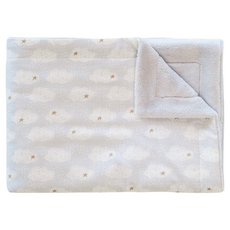 Trixie 有機棉刷毛被毯 好夢雲朵 雙面設計 保暖 可當午睡毯 沙發毯, 100x150cm, 1件