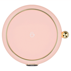 igrass智慧恆溫感應保溫杯墊 IGS035 三檔調溫 ABS+金屬材質, 1個, 粉色