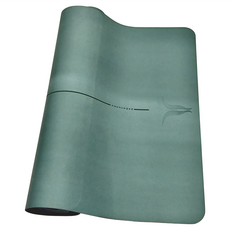 NAMASTE NAMASKARA+ 超細纖紋瑜珈墊, 186 x 68cm x 5mm, 綠松石色, 1張