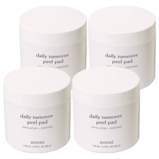 Nooni 修復煥膚去角質棉片 每日更換 80片 145ml, 4罐