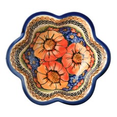 Cerraf 花形深盤, 波蘭手工藝品, 20 x 20 x 5.5cm, 274K53Q1, 1個