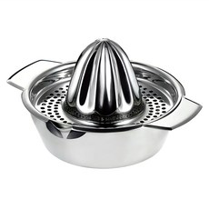 Tescoma 過濾手壓榨汁器, 304不鏽鋼, 13.5 x 10.4 x 7.3cm, 190g, 1個