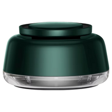 Baseus 倍思 浮香按壓控香車載香薰 中控台款 孔雀綠, 滿杯檸檬, 1個