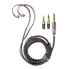 FIIO 飛傲 高純度單晶銅鍍銀可換插頭MMCX耳機升級線 LC-RC, LC-RE, 1個