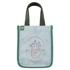Oolab 良杯製所 愛地球系列日常提袋 22 x 10.5cm, 三眼怪限定款 綠色, 1個