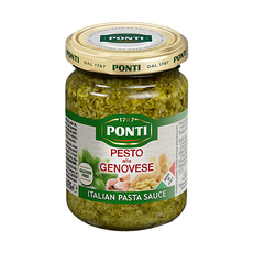 PONTI 熱那亞風味青醬 義大利麵醬, 135g, 1罐
