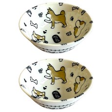 Ciao Li 僑俐餐瓷 柴犬4多用井 日本製, 1組, 黑色/黃色/白色, 多用井